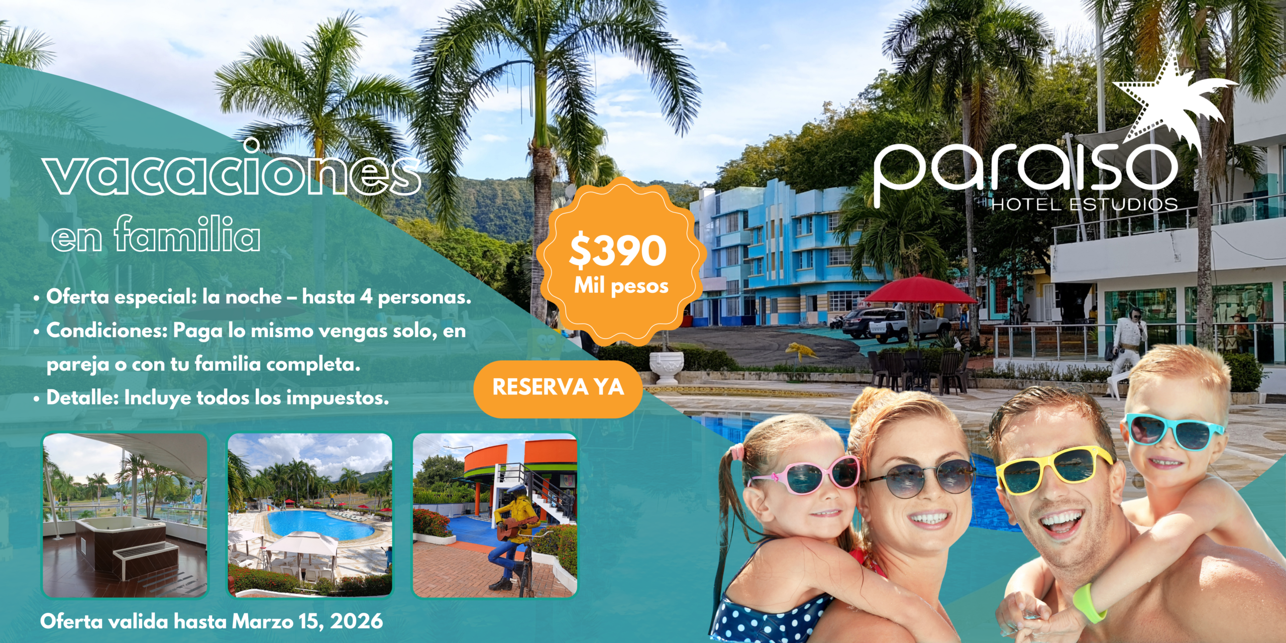 Habitacion cuadruple